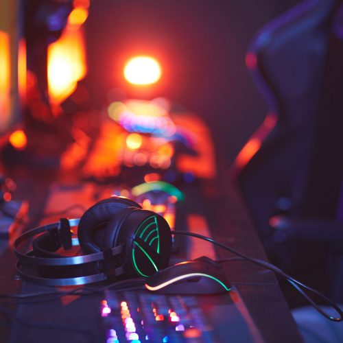 Lit Up Gaming Equipment
